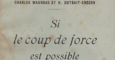 Si le coup de force était possible… Si le coup de force était possible…