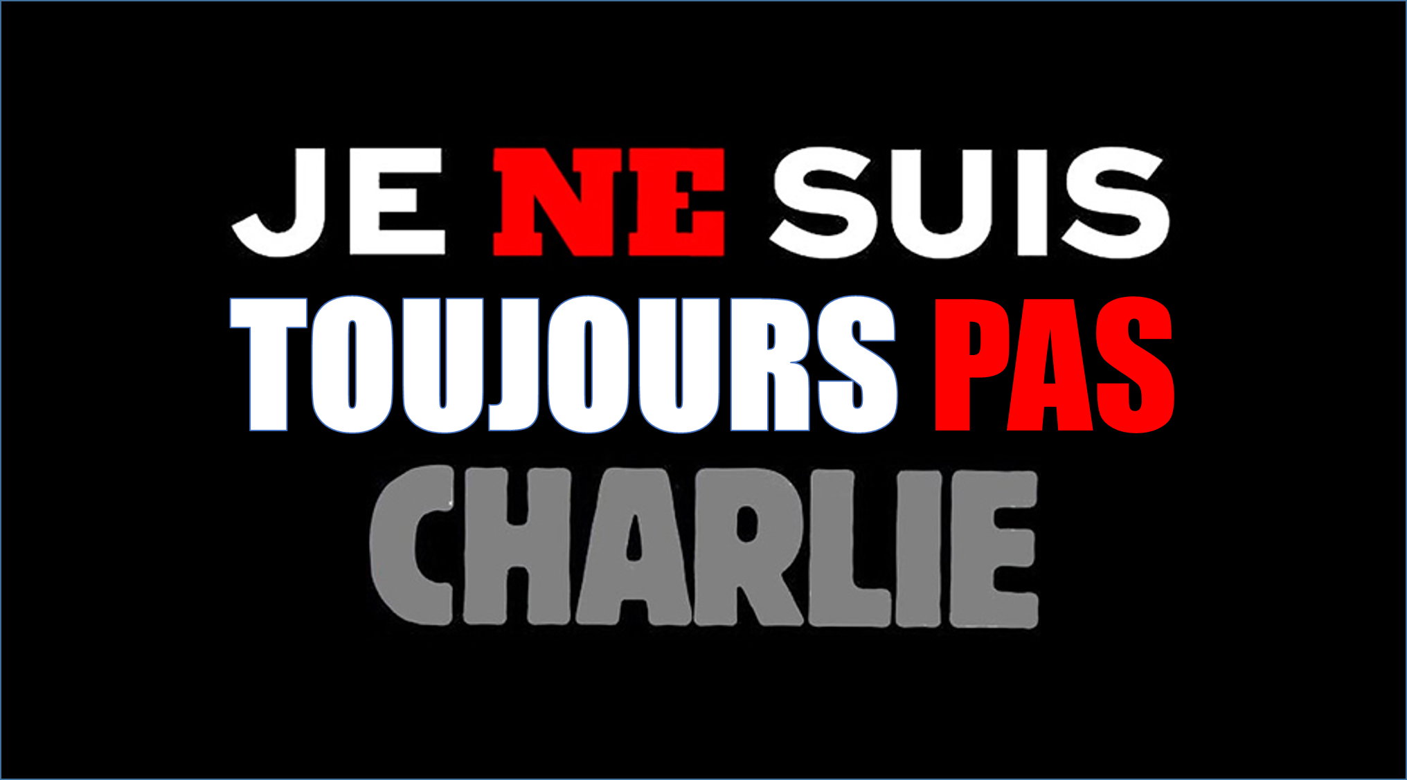 je ne suis pas charlie liberté expression