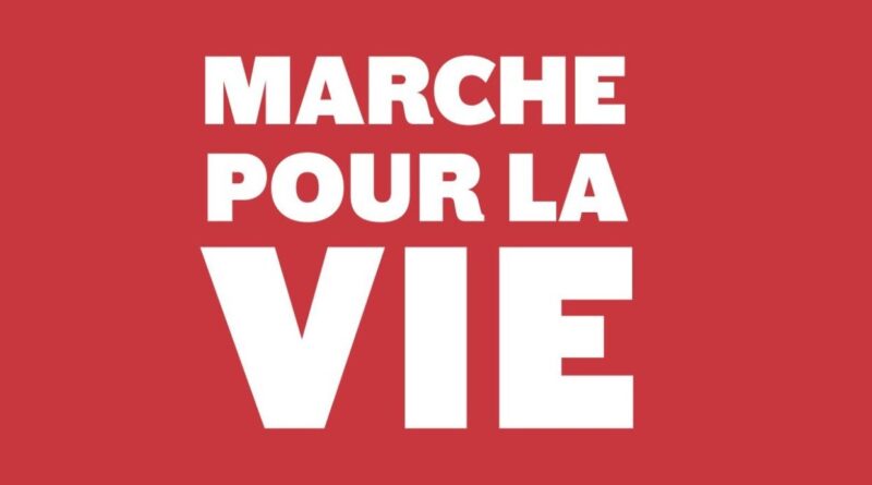 Affiche de la Marche pour la Vie 2023.