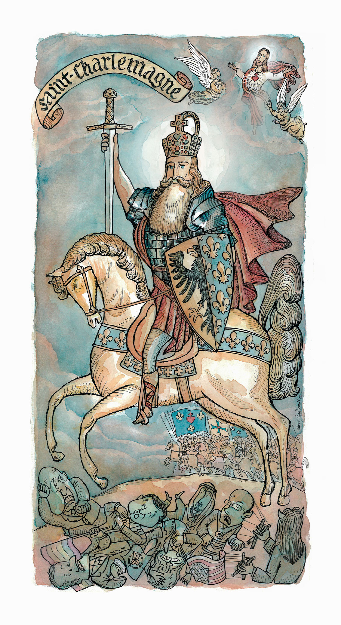 Saint Charlemagne, par Alban Guillemois