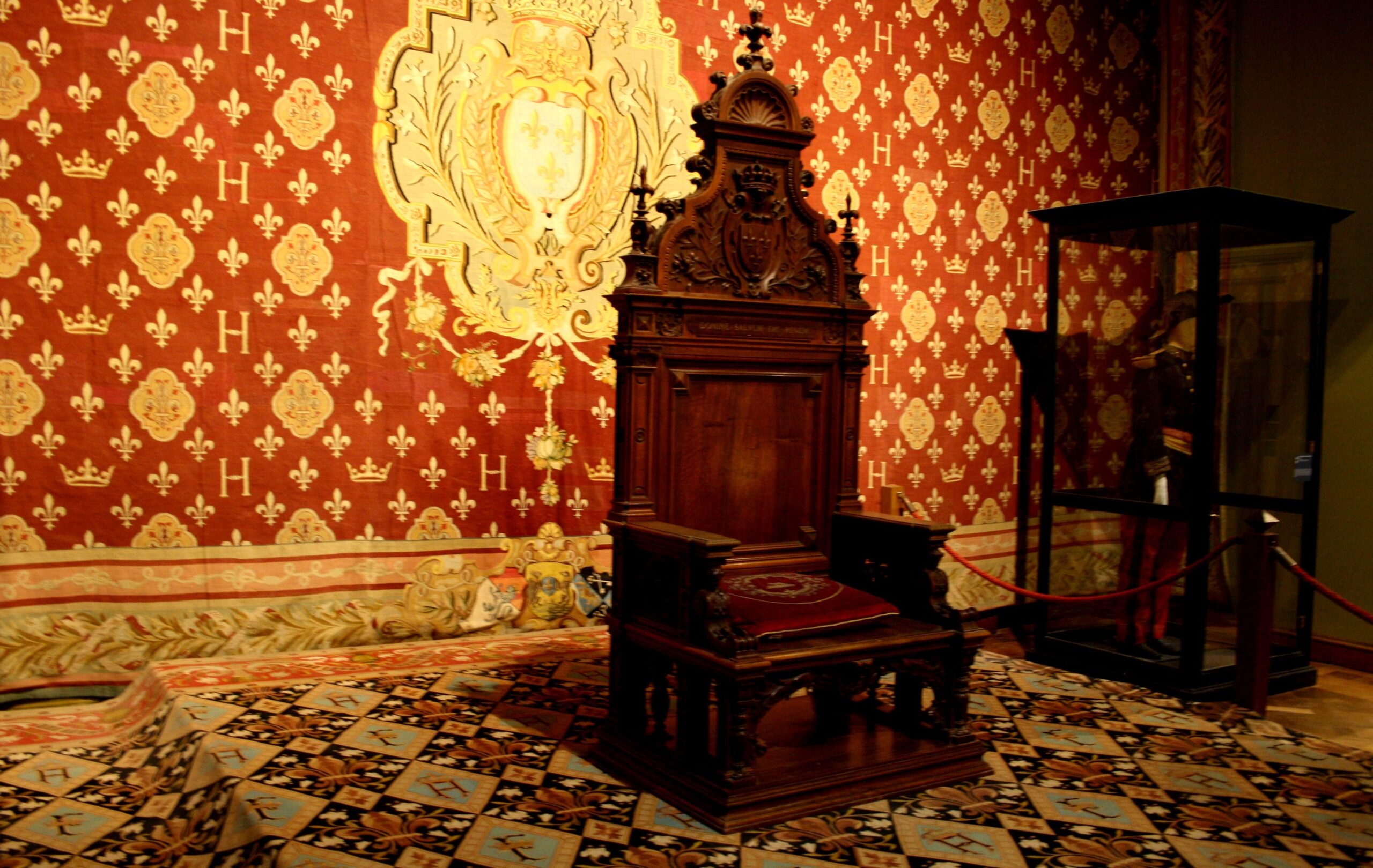 La salle du Trône, à Chambord.