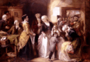 L’arrestation du roi et de sa famille à Varennes. Toile de Thomas Falcon Marshall (1854).