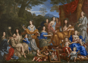 Jean Nocret, La Famille royale dans l’Olympe, 1670