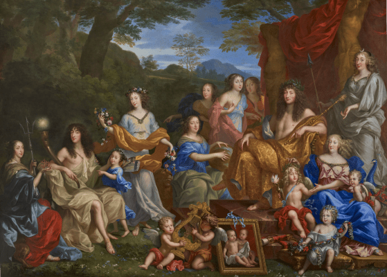 Jean Nocret, La Famille royale dans l’Olympe, 1670