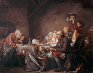 Jean-Baptiste Greuze, Le gâteau des rois, 1774