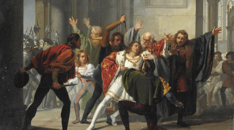 Stefano Ussi, La conspiration des Pazzi, 1890