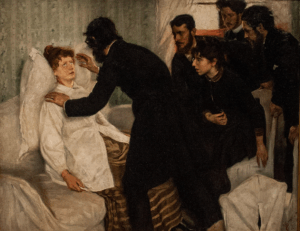 Richard Bergh, Une séance d'hypnose, 1887