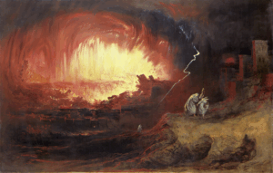 John Martin, La Destruction de Sodome et Gomorrhe, 1852
