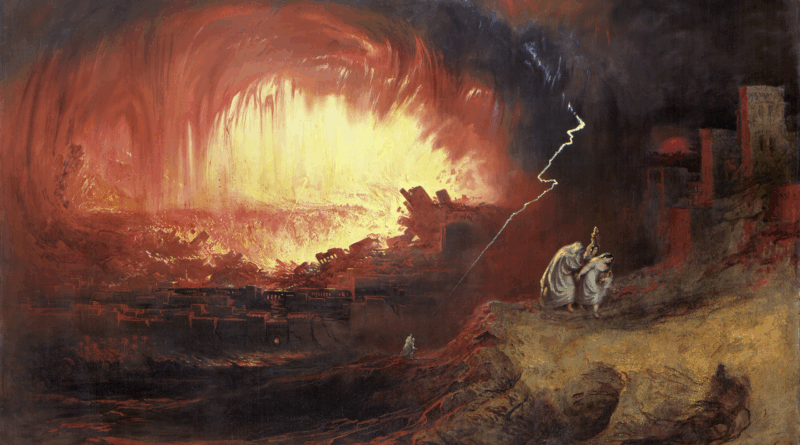 John Martin, La Destruction de Sodome et Gomorrhe, 1842