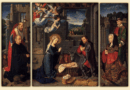 Gerard David, Triptyque de la Nativité, années 1510