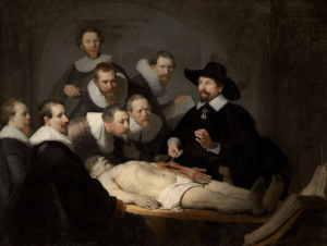 Rembrandt, La Leçon d'anatomie du docteur Tulp, 1632