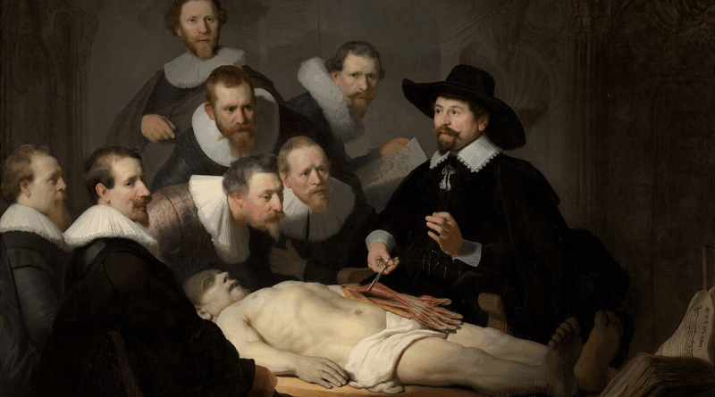 Rembrandt, La Leçon d'anatomie du docteur Tulp, 1632