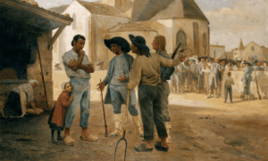 Jules Gabriel Hubert-Sauzeau, Les Vendéens demandent à Cathelineau de prendre la tête de l'insurrection, 1900