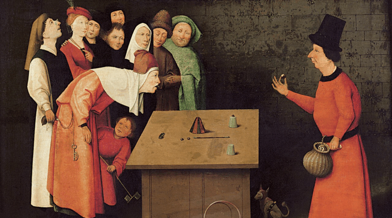 Jérôme Bosch, L'Escamoteur, v. 1475-1505