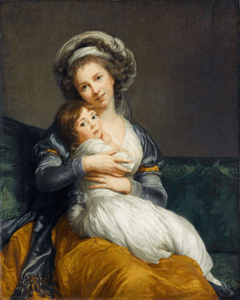 Elisabeth-Louise Vigée Le Brun, Madame Vigée Le Brun et sa fille, Jeanne-Lucie, dite Julie (1780-1819), 1786