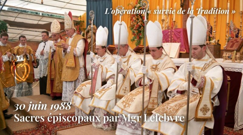Les sacres épiscopaux de la Fraternité Saint Pie X – première approche, par Paul de Lacvivier
