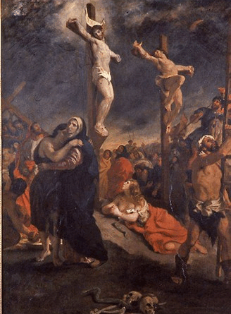 Eugène Delacroix, Le Christ sur la croix, 1835